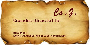 Csendes Graciella névjegykártya